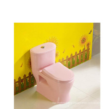 pink color bathroom One piece kid sanitary ware children ceramic Toilet